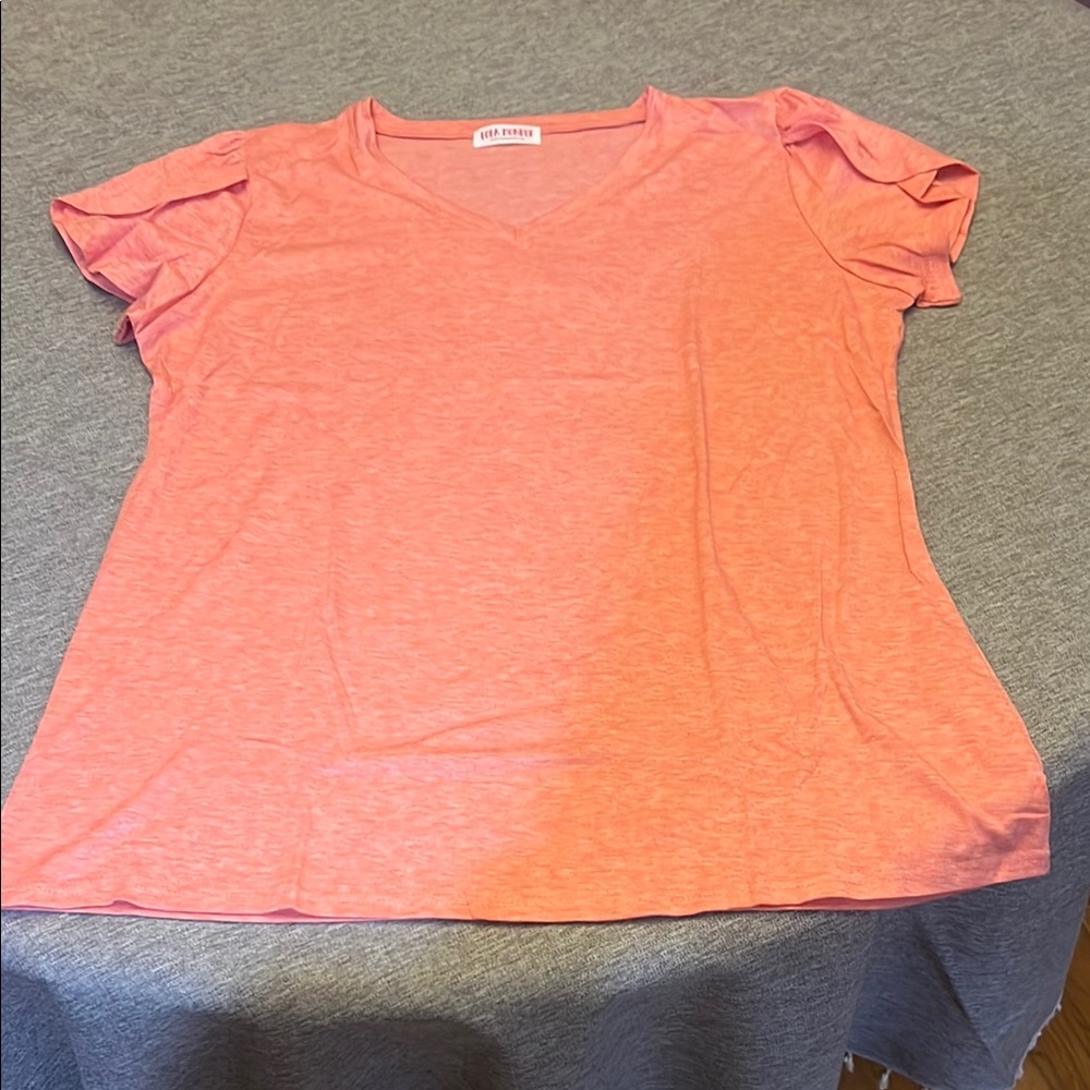 Relaxed Pink Short Sleeve T-Shirt